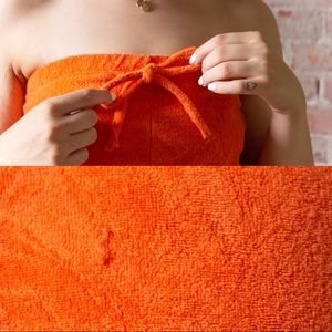 Vintage Pants - SALE 1970s VINTAGE TERRY CLOTH ORANGE ROMPER Vintage Pants - SALE 1970s VINTAGE TERRY CLOTH ORANGE ROMPER